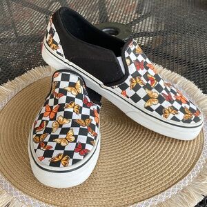 VANS ASHER BUTTERFLY CHECKR WOMEN SIZE 9